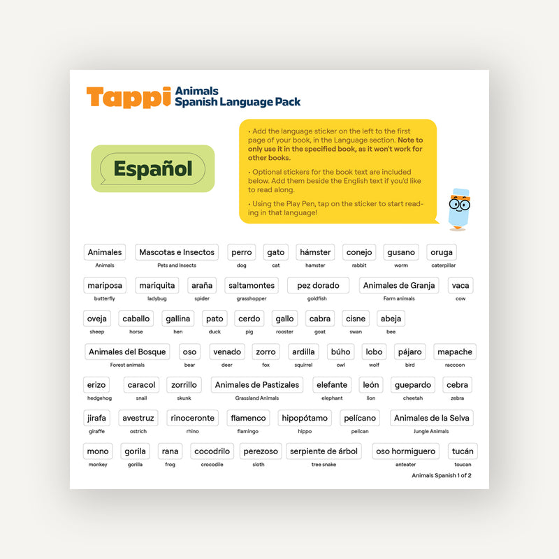 Language Pack: Spanish