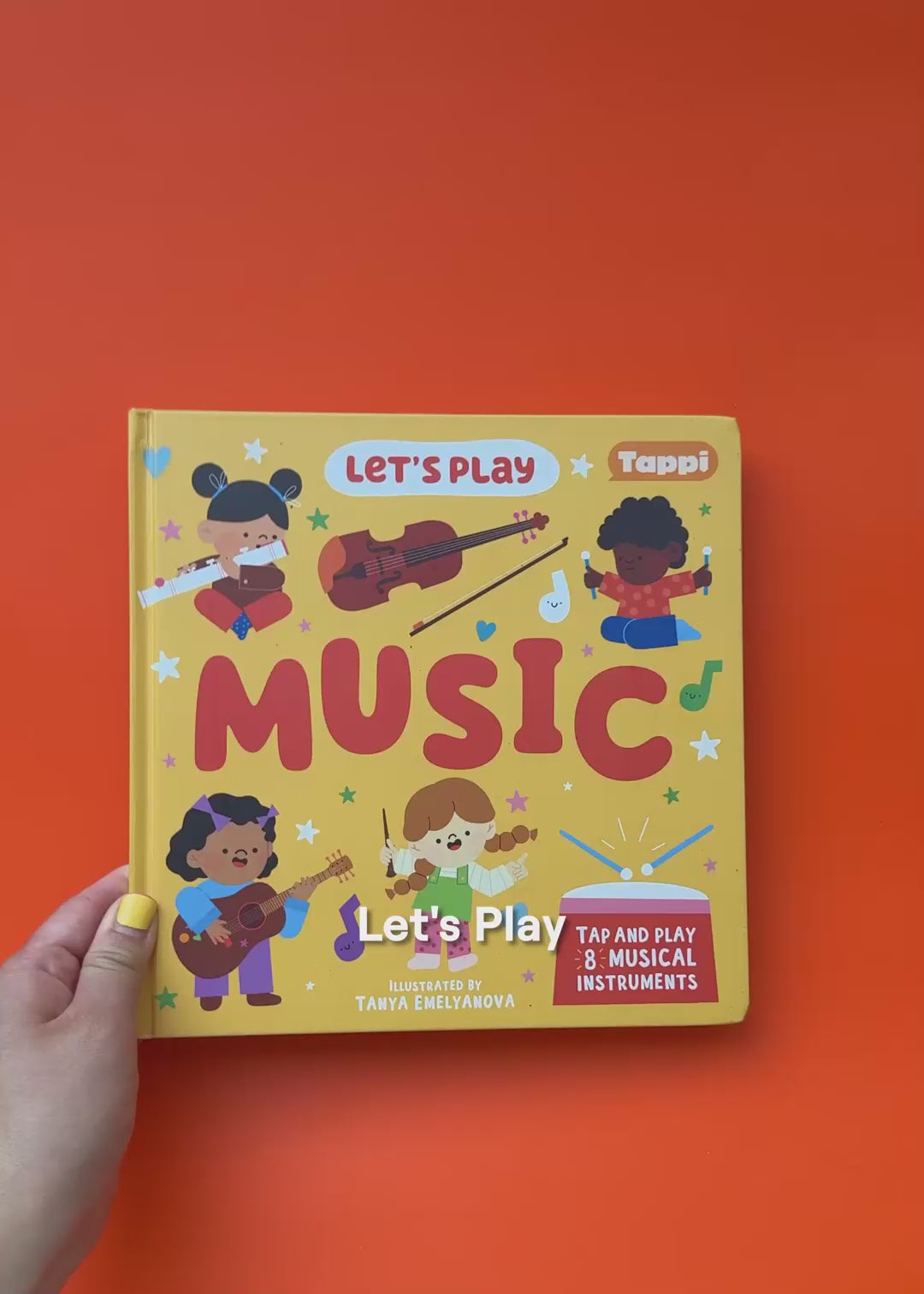 Let's Play Music book overview, demonstrating the Tappi Play Pen.