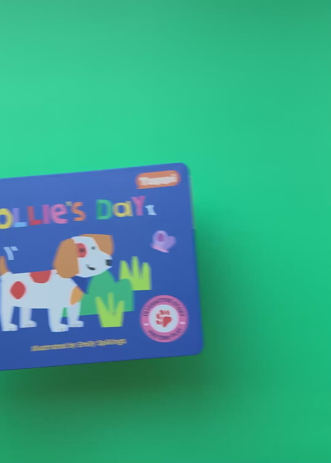 Ollie's Day book overview, demonstrating the Tappi Play Pen.