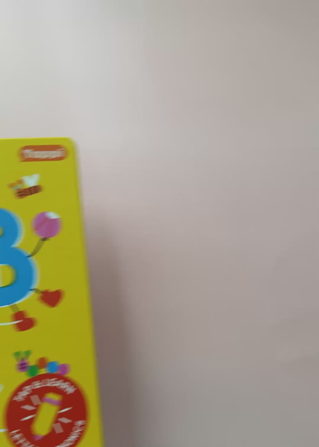 Let's Learn: ABC book overview, demonstrating the Tappi Play Pen.